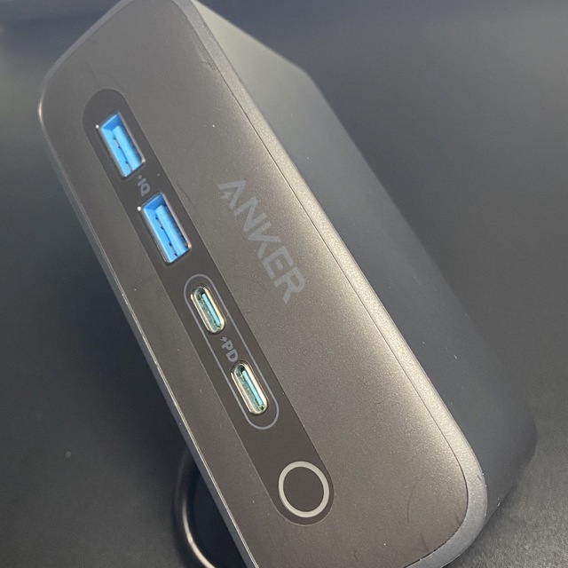 Anker(アンカー)のAnker 525 Charging Station ブラック スマホ/家電/カメラのスマートフォン/携帯電話(バッテリー/充電器)の商品写真