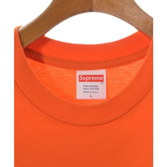 パネル Supreme シュプリーム Tシャツ・カットソー L オレンジ - T