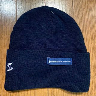 サブウェア(SUBWARE)のSUBWARE つば付きニットキャップ 新品 NAVY RECON (ニット帽/ビーニー)