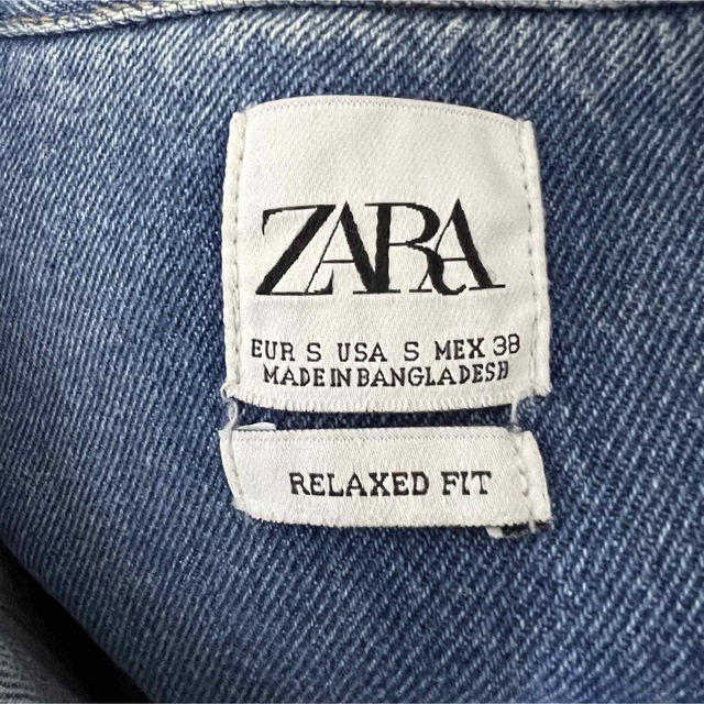 ZARA - ZARA ダメージ加工デニムシャツ!バングラデシュ製!の ZARA - ZARA ダメージ加工デニムシャツ!バングラデシュ製!の