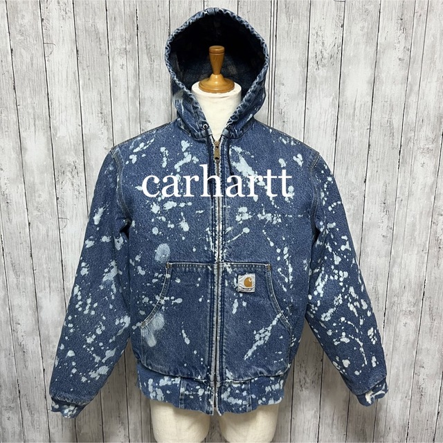 carhartt USA ブリーチ加工デニムアクティブジャケット！