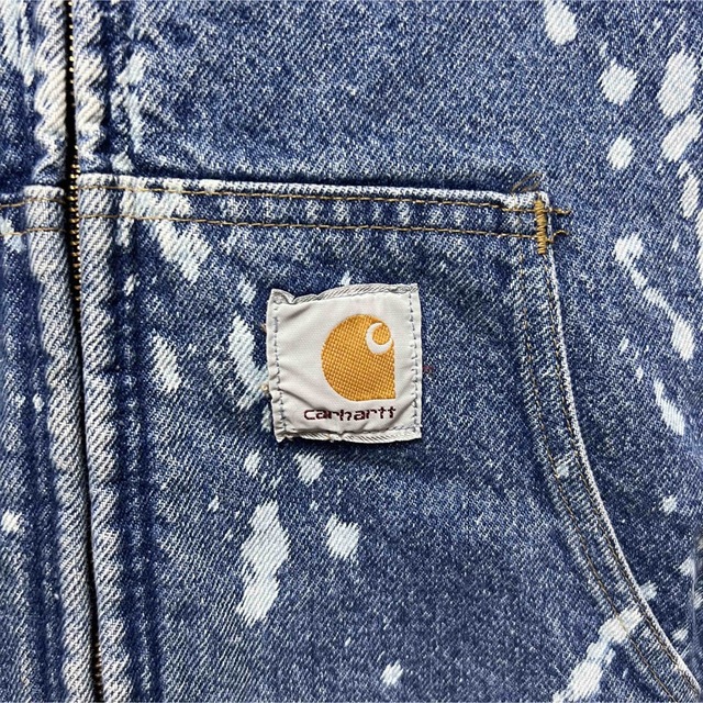 carhartt USA ブリーチ加工デニムアクティブジャケット