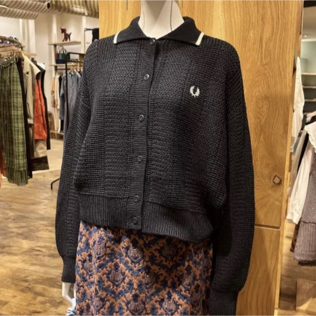 FRED PERRY × Ray BEAMS / 別注 カラー カーディガン - www ...