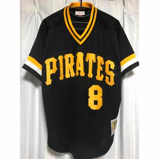 ミッチェルアンドネス(MITCHELL & NESS)のMLBピッツバーグパイレーツ ウィリースタージェル オーセンティックユニフォーム(ウェア)