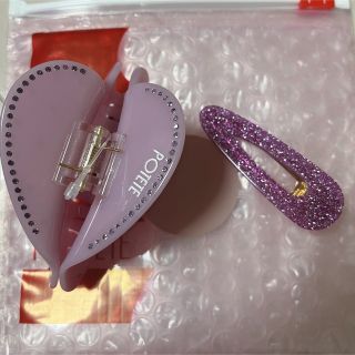 potete ポテテ　heart clip ハートクリップ　 新品　パープル