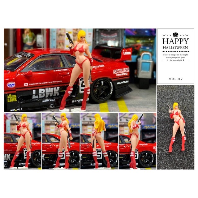 1:64　美戦士　美女　スナイパー　フィギュア　トミカサイズ　ジオラマ日本未発売