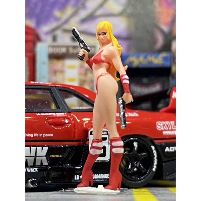 1:64　美戦士　美女　スナイパー　フィギュア　トミカサイズ　ジオラマ日本未発売