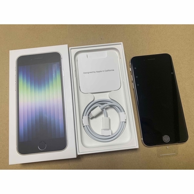 新品】Apple iPhone SE3 128GB スタートライトSIMフリー 新品】Apple iPhone SE3 128GB スタートライトSIMフリー