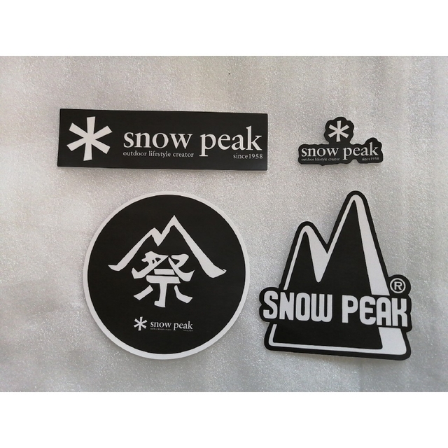 人気ブランドの新作 まとめ買いがお買い得 防水ステッカー Snow Peak①