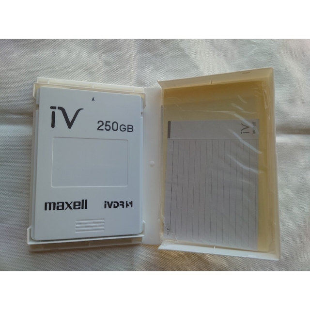 maxell iVDRs 250GB 未使用 エンタメ/ホビーのDVD/ブルーレイ(その他)の商品写真