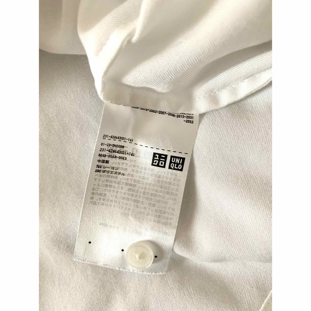 UNIQLO(ユニクロ)のUNIQLO スキッパーシャツ レディースのトップス(シャツ/ブラウス(長袖/七分))の商品写真
