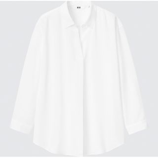 ユニクロ(UNIQLO)のUNIQLO スキッパーシャツ(シャツ/ブラウス(長袖/七分))