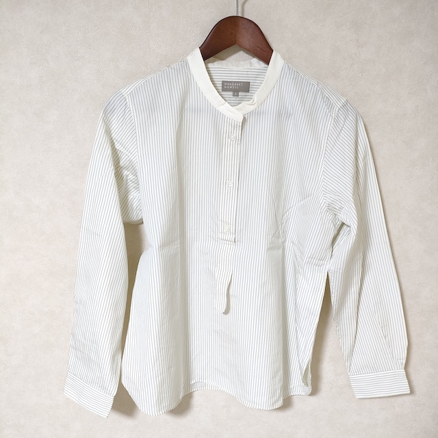 MARGARET HOWELL 578-1153600 MH50 ARCHIVE SHIRTS 定価42900円 長袖シャツ マーガレットハウエルなし着脱仕様