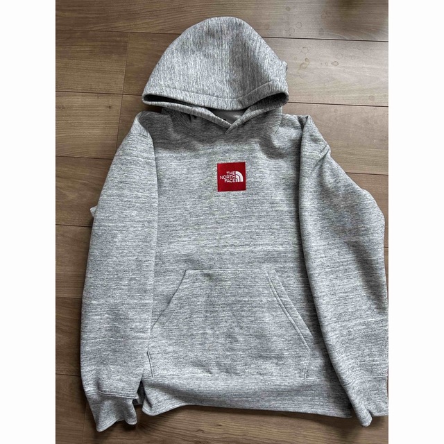 the north face square logo big hoodie