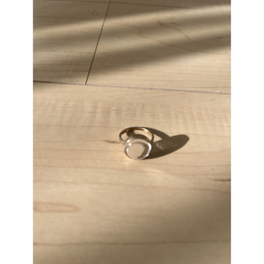 クオーツ GOLD RING リング 9号 指輪 水晶の通販 by こむぎこ's shop