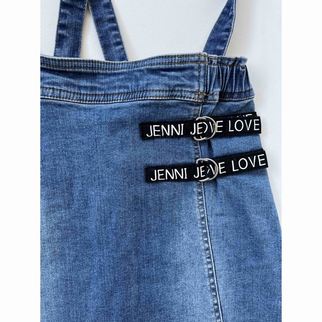 JENNI(ジェニィ)のJENNI love 吊りデニムスカート　　160cm キッズ/ベビー/マタニティのキッズ服女の子用(90cm~)(スカート)の商品写真