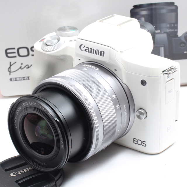 再入荷！】 Canon - ✨Wi-Fi &Bluetooth搭載✨Canon EOS kiss M レンズ