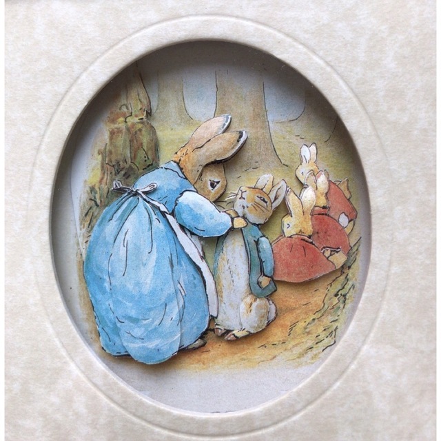 PETER RABBIT（TM）(ピーターラビット)の未使用☆ JOHN ELLAM ピーターラビット デコパージュ エンタメ/ホビーの美術品/アンティーク(絵画/タペストリー)の商品写真