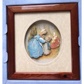 ピーターラビット(PETER RABBIT（TM）)の未使用☆ JOHN ELLAM ピーターラビット デコパージュ(絵画/タペストリー)