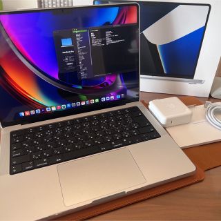 マック(Mac (Apple))の美品 M1 PRO MacBook PRO 2021 14インチ 付属品多数(ノートPC)