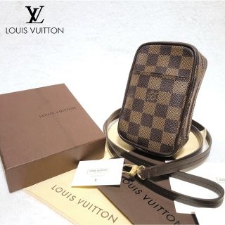 ルイヴィトン(LOUIS VUITTON)の【良品】ルイヴィトン　ダミエ オカピGM ポーチ ショルダーバッグ  小物入れ(ポーチ)