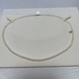 ミキモト(MIKIMOTO)の ミキモト　WGK18  ベビーパールネックレス　3.5〜4㎜未満　美品(ネックレス)