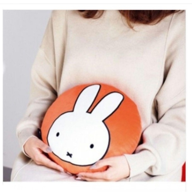 miffy(ミッフィー)の[新品未開封]GLOW 3月号付録  ミッフィー ふわふわお昼寝クッション インテリア/住まい/日用品のインテリア小物(クッション)の商品写真