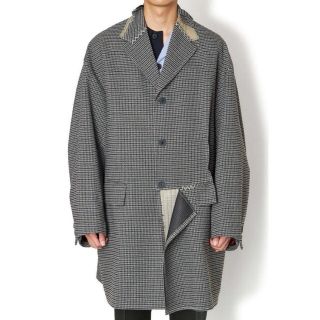 kolor　カラー　17aw　チェスターコート　パッチワーク