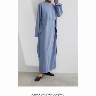 トゥデイフル(TODAYFUL)のstylemixer スムースレイヤードワンピース 完売品(ロングワンピース/マキシワンピース)