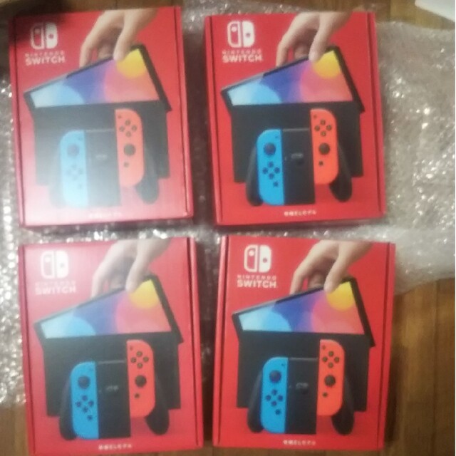 新品、未使用 任天堂Switch有機ELネオンカラー×4