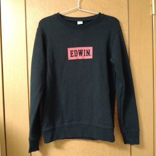 エドウィン(EDWIN)の男の子　エドウィン　トレーナー　160センチ　ブラック　綿100％　EDWIN(その他)