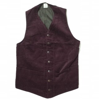 アナトミカ(ANATOMICA)のANATOMICA アナトミカ フランス製 SAGAN VEST - CORDUROY コーデュロイ サガンベスト S パープル ジレ ハンティング トップス【中古】【ANATOMICA】(ベスト)