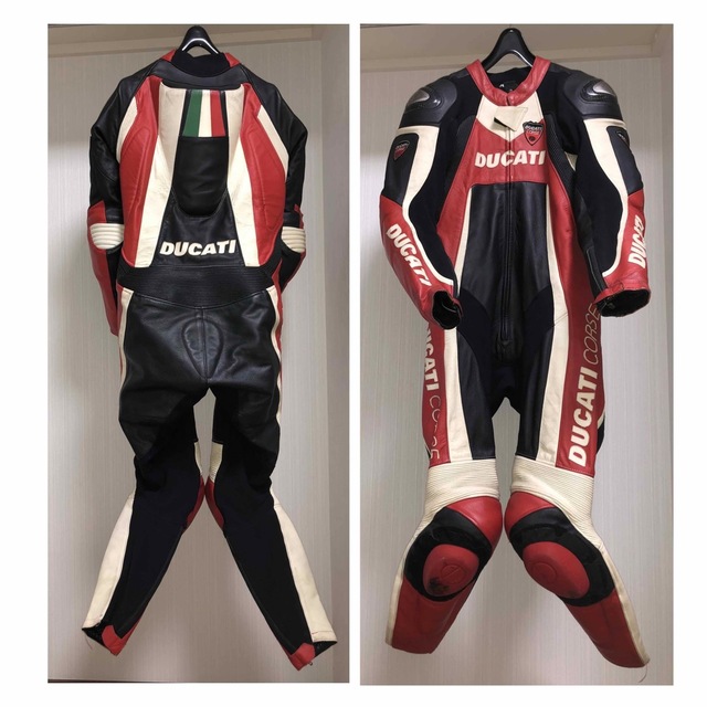 Ducati Dainese 54 革ツナギ レーシングスーツ\u0026脊椎プロテクター