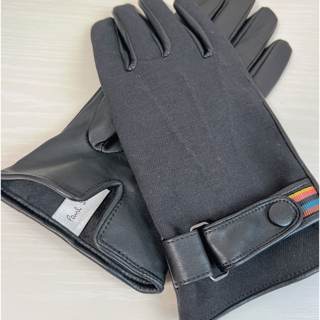 Paul smith レザーグローブ 中古・古着通販】PAUL SMITH (ポールスミス) ミックスアップ