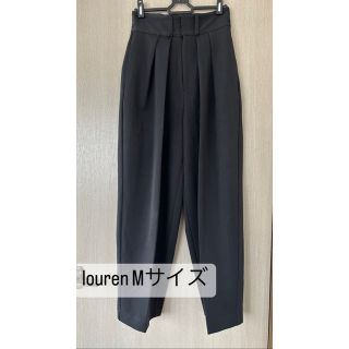 【新品未使用】louren double tuck cocoon pants