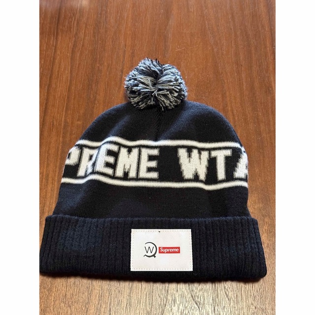 希少　Supreme×WTAPS  beanie Black