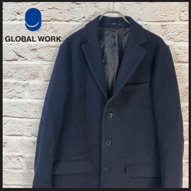 グローバルワーク　アウター　GLOBAL WORK ネイビー　ブルー　秋　冬