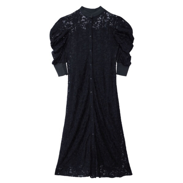 Ameri VINTAGE(アメリヴィンテージ)のAMERI 2WAY DRAPE SLEEVE EMBROIDERY DRESS レディースのワンピース(ロングワンピース/マキシワンピース)の商品写真