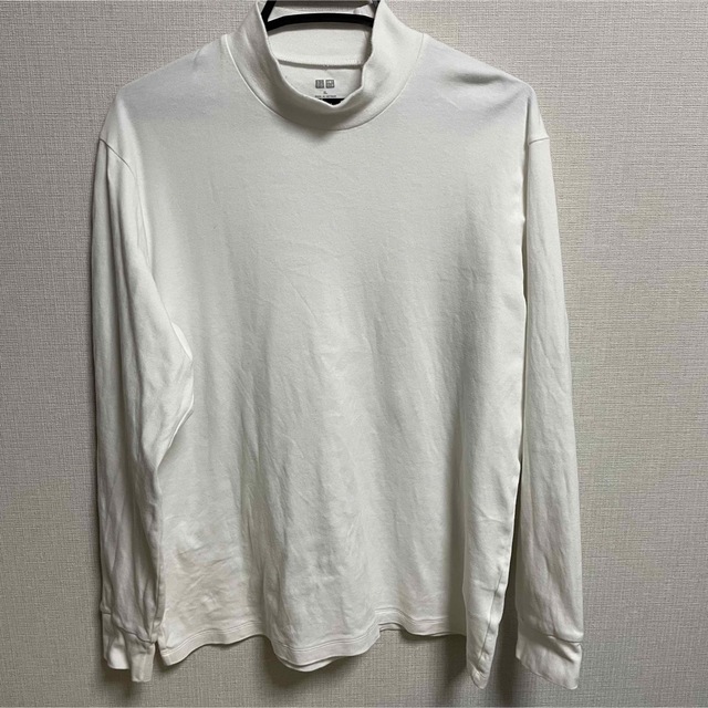 UNIQLO(ユニクロ)のソフトタッチハイネックＴ（長袖） XLサイズ メンズのトップス(Tシャツ/カットソー(七分/長袖))の商品写真