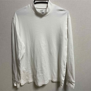 ユニクロ(UNIQLO)のソフトタッチハイネックＴ（長袖） XLサイズ(Tシャツ/カットソー(七分/長袖))