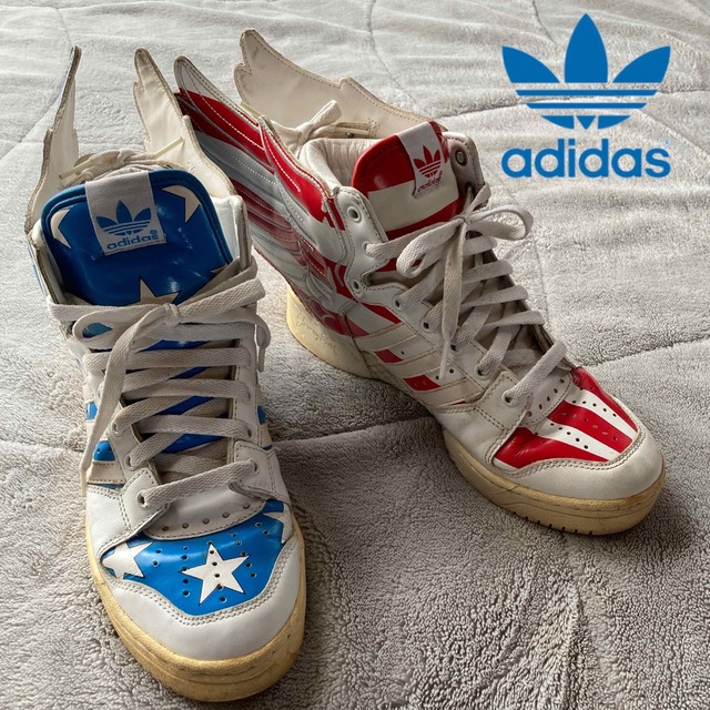サントスピンク adidas コラボスニーカー ジェレミースコット
