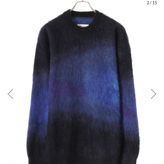 stein  OVERSIZED GRADATION MOHAIR LSm着用回数