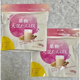 タイショウセイヤク(大正製薬)の2袋 大正製薬 黒糖大豆たんぱく プロテイン(プロテイン)