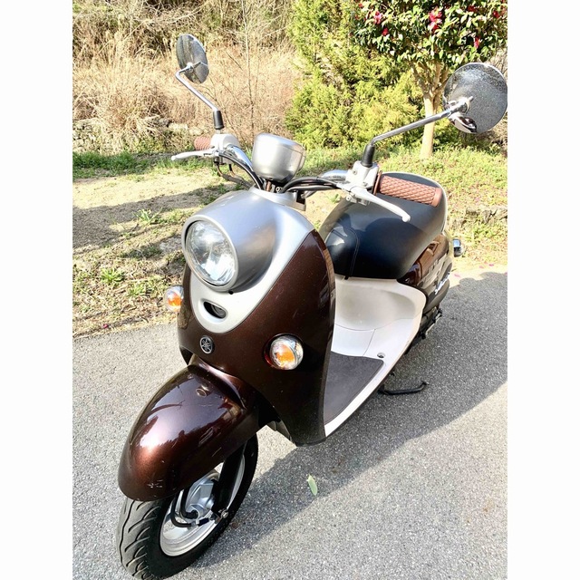 ヤマハ(ヤマハ)のまおママ88様専用★ヤマハビーノ4サイクル　茶色　ワンオーナー★ 自動車/バイクのバイク(車体)の商品写真