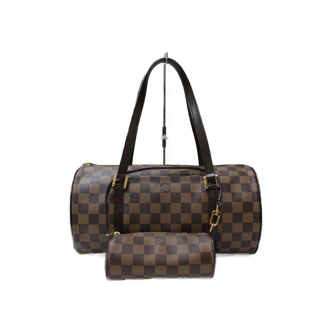 【布袋あり】LOUIS VUITTON　パピヨン30　Ｎ51303　ダミエ　ハンドバッグ　レディース　ポーチ付き　シンプル　ギフト　プレゼント包装可レディース