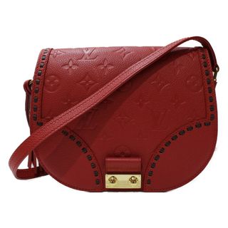 【箱あり】LOUIS VUITTON　モノグラム・ジュノ・スカーレット　M43144　アンプラント　スリーズ　レッド　ショルダーバッグ　レディース　シンプル　ギフト　プレゼント包装可　【中古】　松前R56号店(メッセンジャーバッグ)