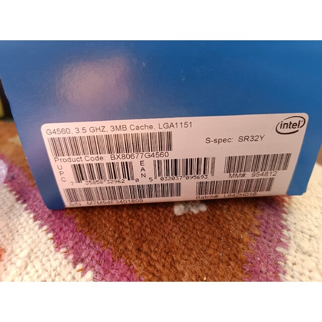 Intel CPU Pentium G4560 LGA1151