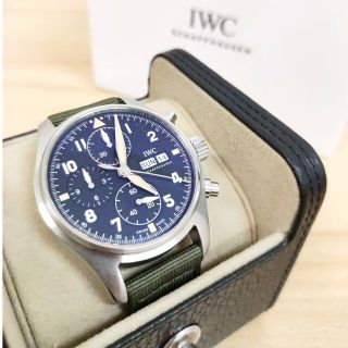 インターナショナルウォッチカンパニー(IWC)の【超美品】IWC IW387901 パイロット クロノグラフ スピットファイア(腕時計(アナログ))