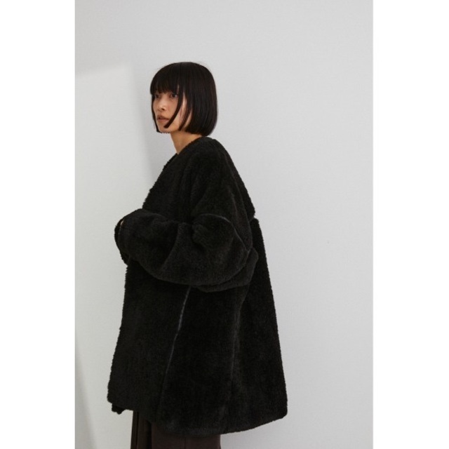 STYLEMIXER オーバーサイズパイピングボアコート CLANE AMERI - 毛皮