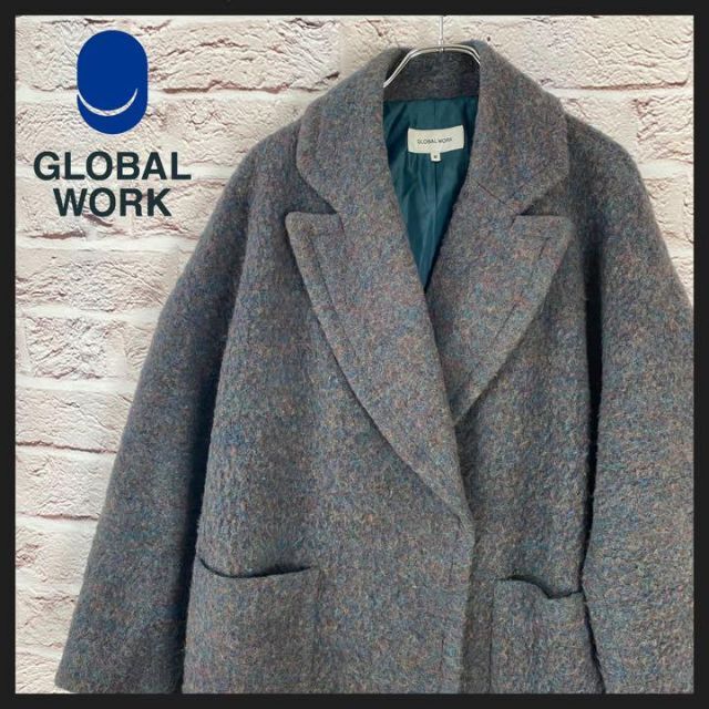 GLOBAL WORK(グローバルワーク)のGLOBALWORK　アウター　ロングコート　チェスターコート　レディース【M】 レディースのジャケット/アウター(チェスターコート)の商品写真